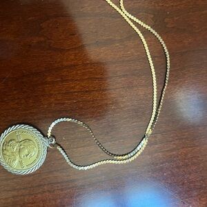 Gold Medallion is Necklace